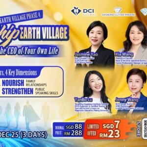 Alternative view of The 4th phase of global village, Effortlessly be the CEO of your own life | 第四期地球村袖力, 轻松做自己的人生CEO