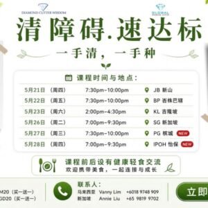 【JB】>【BP】>【KL】>【PG】>【IPOH】1-For-1 清障碍，速达标 Clear the obstacle, Achieve goals quickly